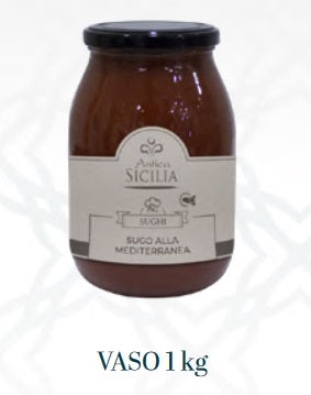 Sugo alla Mediterranea 1000gr Antica Sicilia